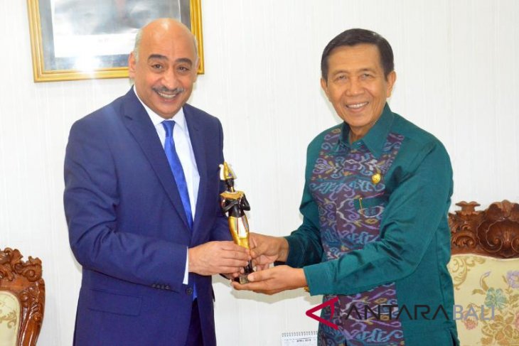 Gubernur Pastika terima kunjungan Dubes Mesir