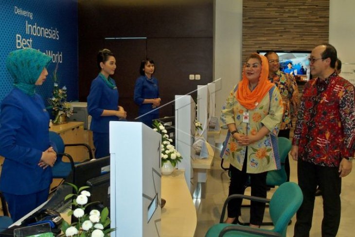 Peresmian kantor penjualan Garuda Indonesia