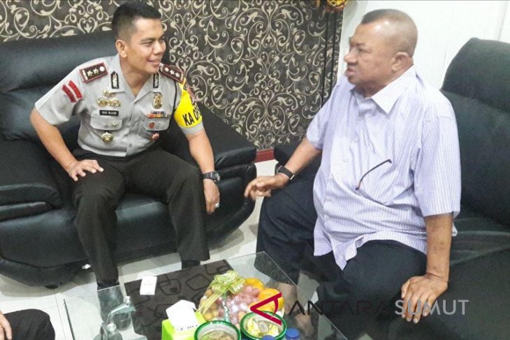 Kapolres terima kunjungan Syamsul Arifin