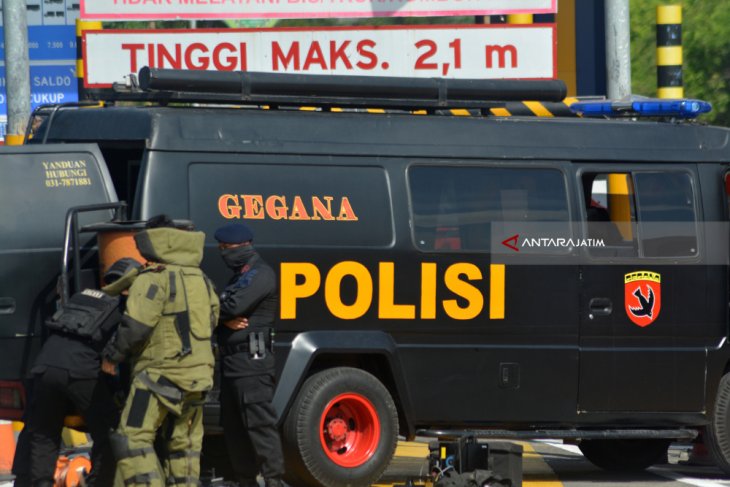 Peledakan Benda Mencurigakan di Tol SIdoarjo