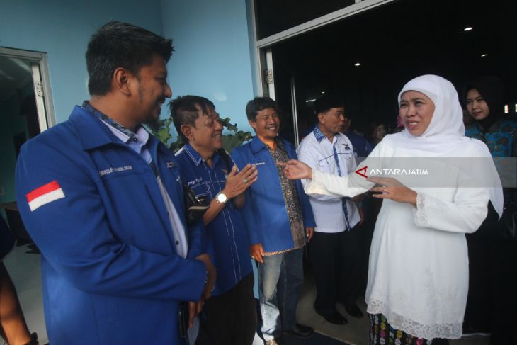 Khofifah Silaturrahmi ke Partai Demokrat