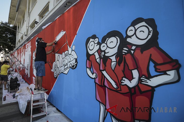 Mural Destinasi Wisata Asia