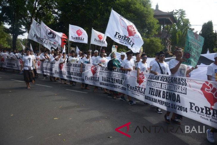 Unjuk Rasa Tolak Reklamasi Teluk Benoa