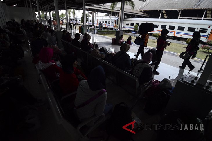 Arus mudik stasiun Kiaracondong