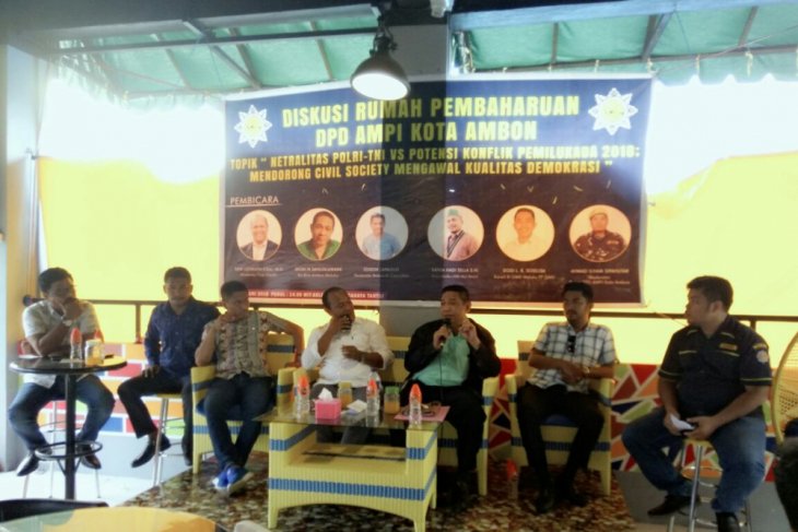 AMPI Ambon Diskusikan Netralitas TNIPolri dalam Pilkada