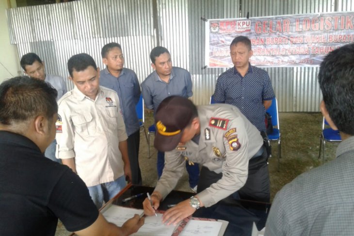 Pemusnahan Surat Suara Pilkada Gorontalo Utara