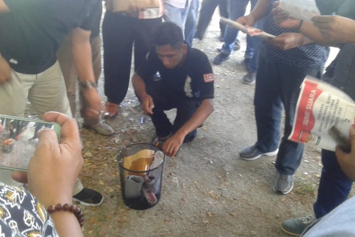 Pemusnahan Surat Suara Pilkada Gorontalo Utara