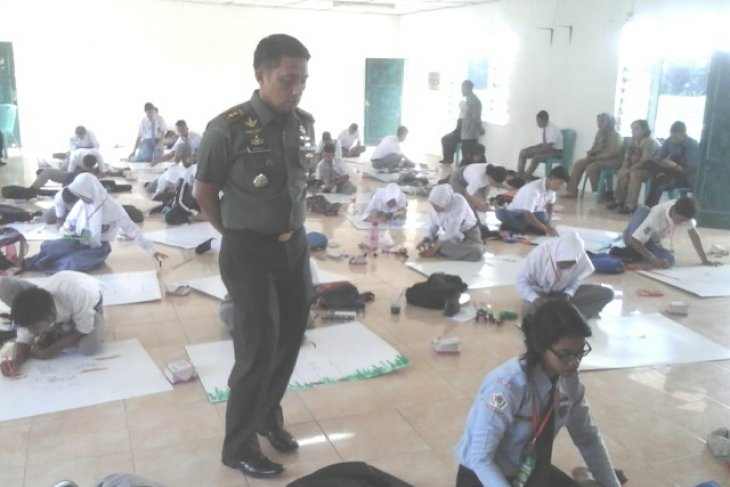 Kodim Simalungun gelar lomba melukis untuk pelajar