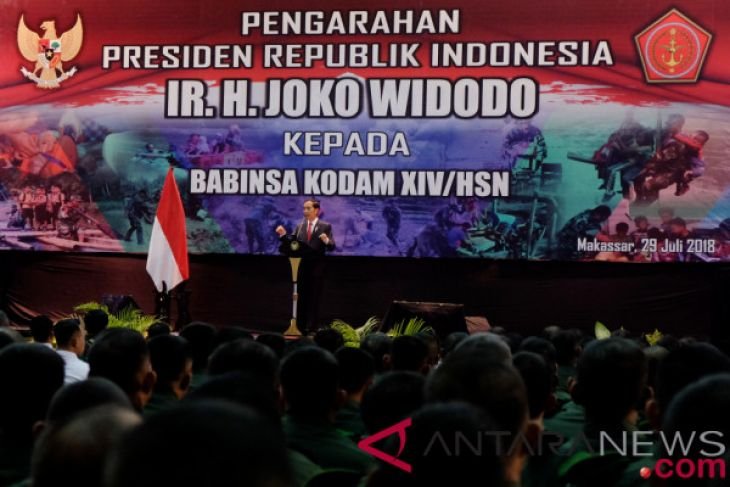 Presiden sampaikan arahan kepada Babinsa