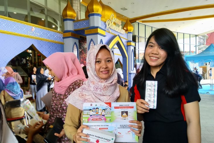 Dinkes bagikan tablet tambah darah di mal