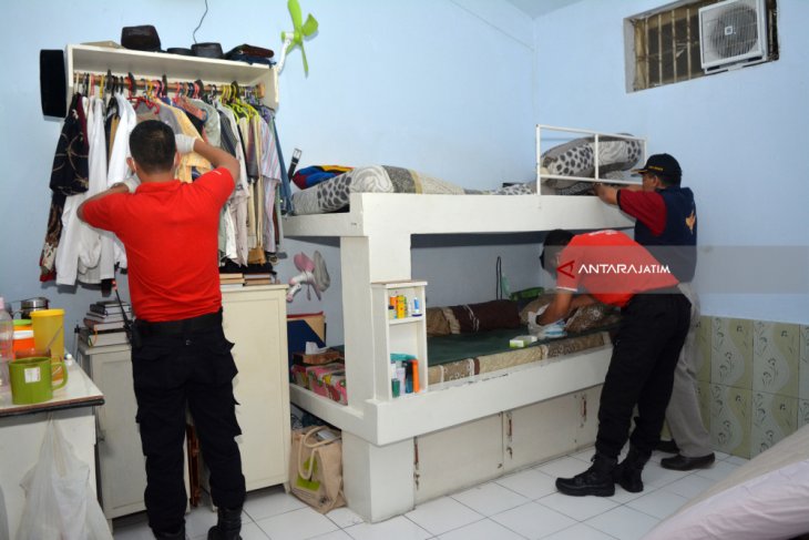 Inspeksi Mendadak Menkumham di lapas Porong