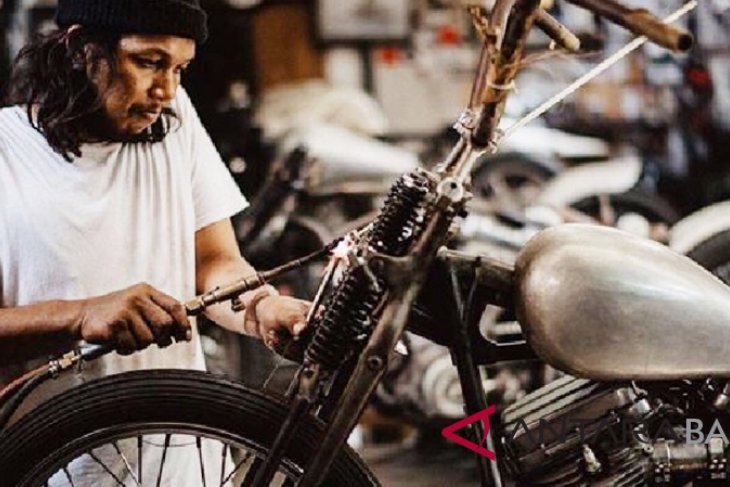 Kedux Sang Kreator Modifikasi Motor Asal Denpasar Antara News Bali