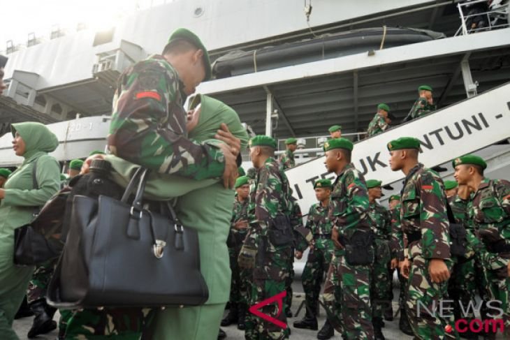 Pemberangkatan pasukan TNI Pamrahwan