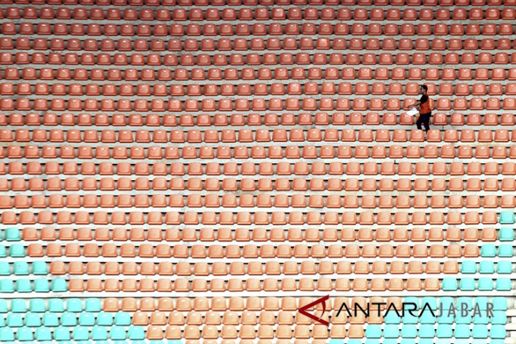 Persiapan stadion Pakansari sebagai Venue Asian Games