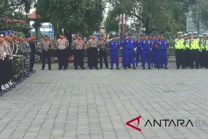 Ratusan personel gabungan Jembrana amankan Obor Asian Games