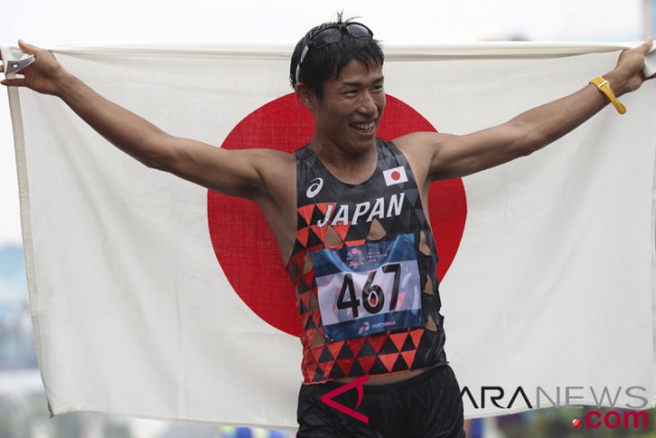 Asian Games (athletics) - Japan  bags gold in men`s 50km race walk
