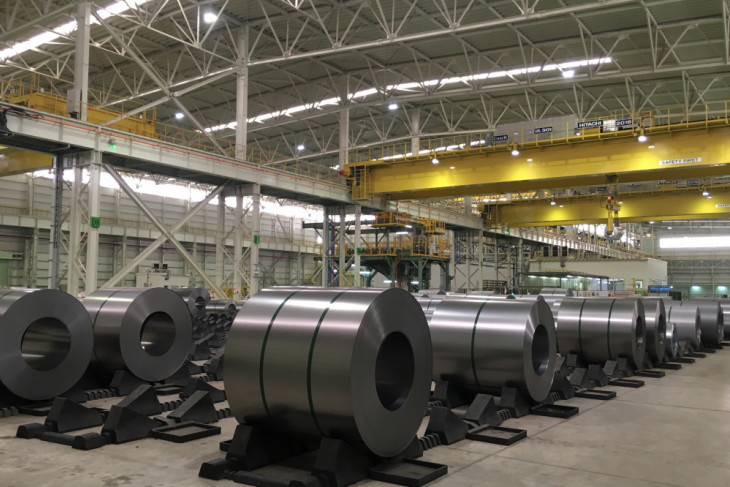 Automotive steel factory of KNSS comes on line
