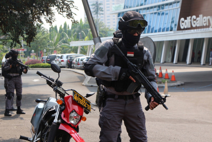 Security forces simulate provocation, hostage situation in Jakarta