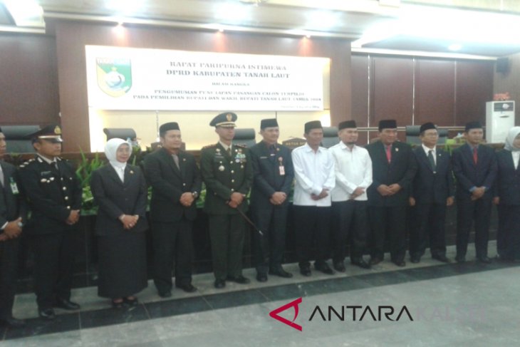 Paripurna Penetapan Bupati dan Wakil Bupati Tanah Laut Terpilih