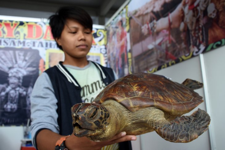 Labi-Labi di stand pameran Pesparawi  XII