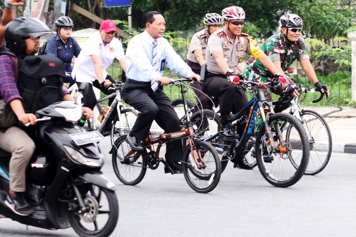 Kapolda Sosialisasi Transportasi Sehat