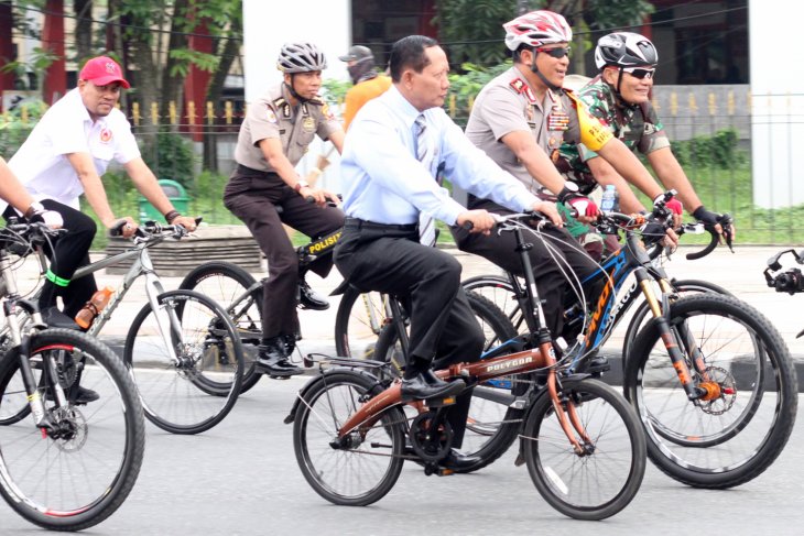 Kapolda Sosialisasi Transportasi Sehat