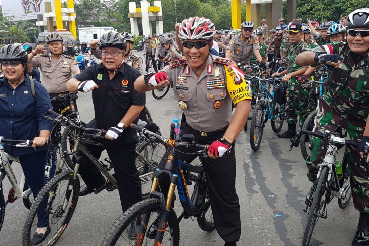 Kapolda Sosialisasi Transportasi Sehat