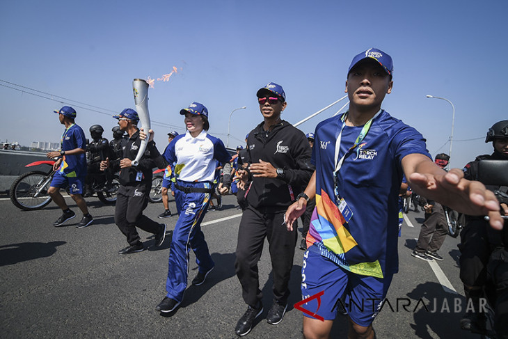 Kirab obor Asian Games 2018