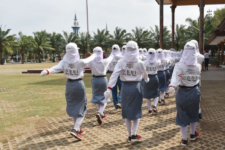 Latihan Paskibraka Madiun