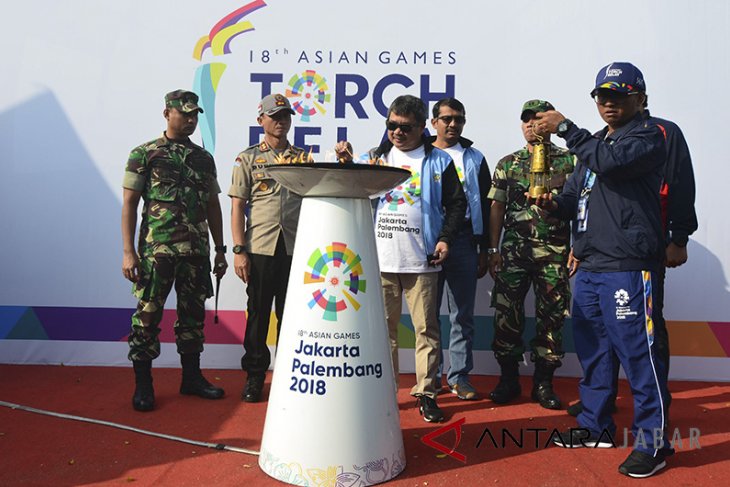 Pelepasan api obor Asian Games