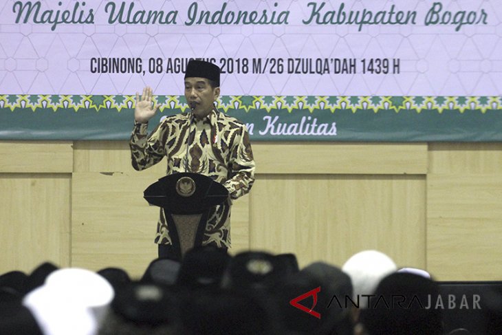 Presiden membuka perkuliahan kader ulama