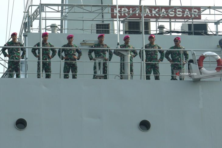 Satgas Rimpac Tiba Di Surabaya