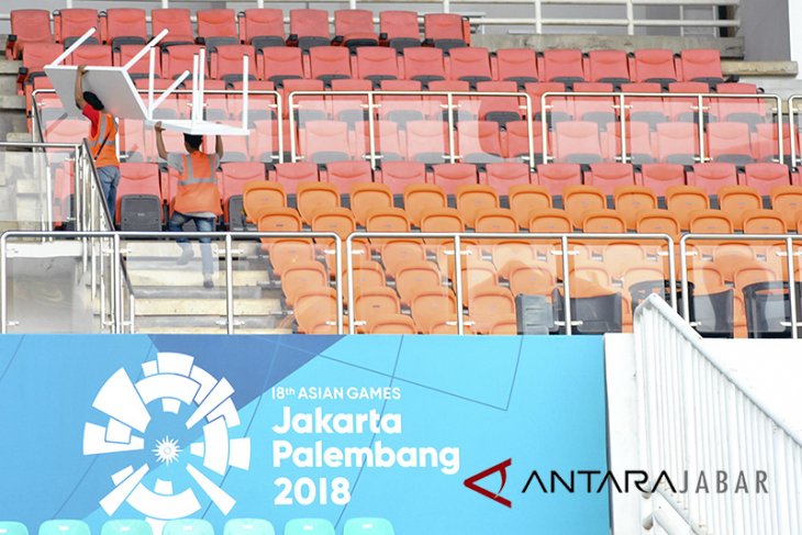 Stadion Pakansari jelang Asian Games