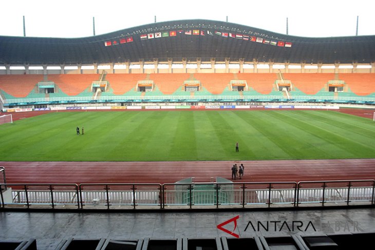 Stadion Pakansari jelang Asian Games