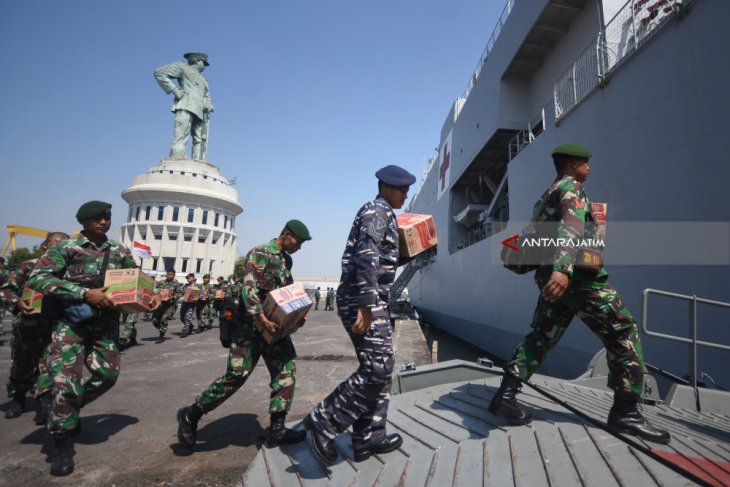 TNI Kirim Bantuan Gempa Lombok