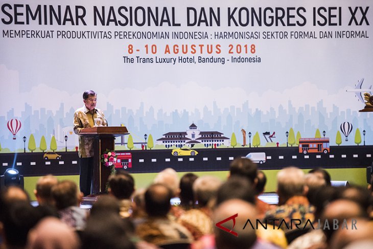 Wakil Presiden Jusuf Kalla buka Kongres ISEI XX