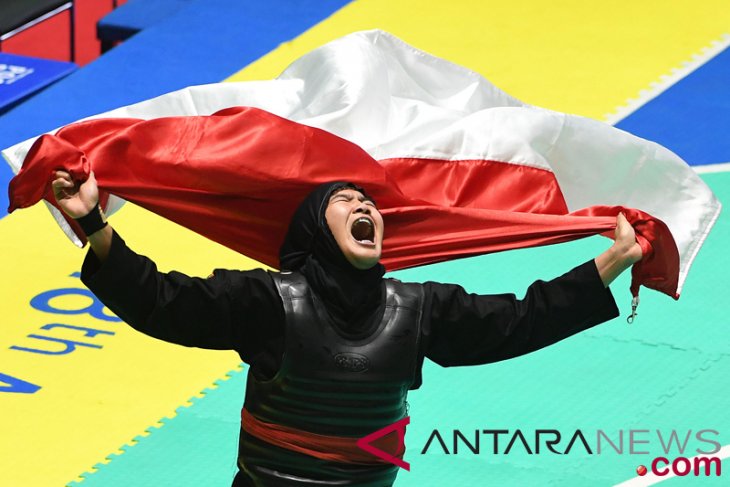 Asian Games (news focus) - Indonesia demonstrates superiority in pencak silat by andi abd