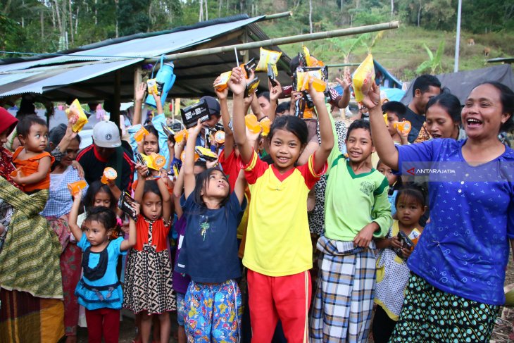 GarudaFood Berikan Trauma Healing Untuk Anak Korban Gempa