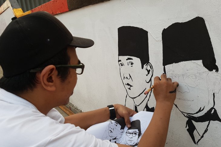 Pembuatan Mural Kemerdekaan