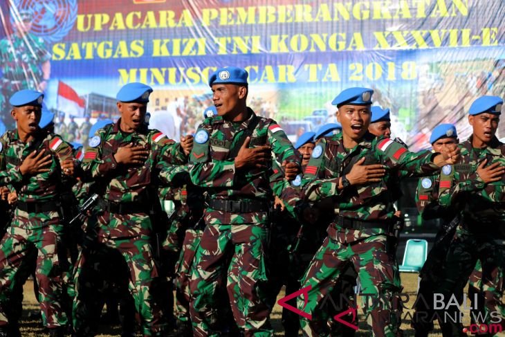 Pemberangkatan Pasukan PBB Afrika Tengah