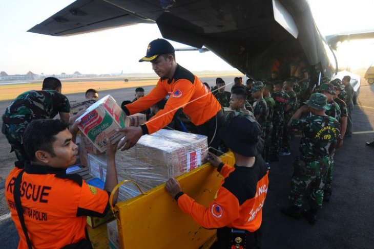 Bantuan untuk korban gemba Lombok