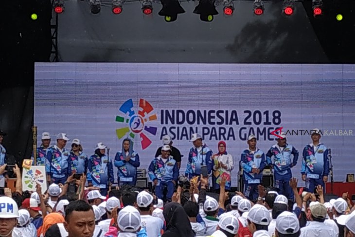 Pemkot Pontianak ucapkan terima kasih api obor Asian Para Games sambangi Pontianak