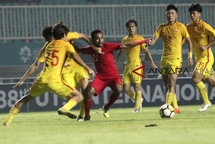 Indonesia U19 dikalahkan Cina U19