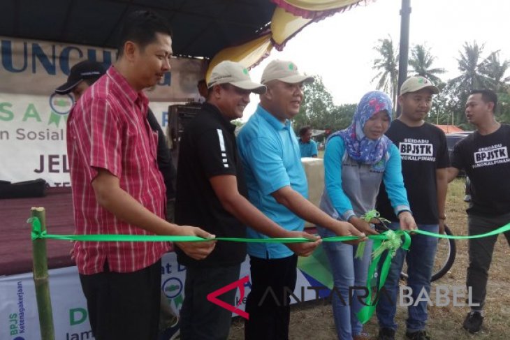 BPJS-TK Pangkalpinang jadikan Jelitik sebagai desa sadar