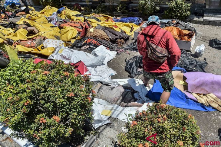 Jenazah Korban Gempa dan Tsunami Palu