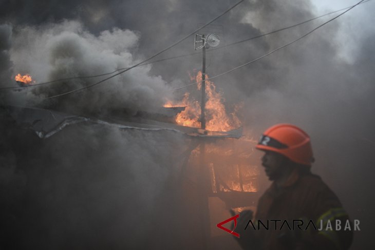 Kebakaran pasar induk Gedebage