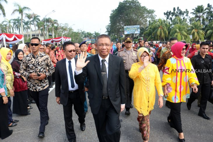 Pelepasan Sutarmidji sebagai Walikota Pontianak