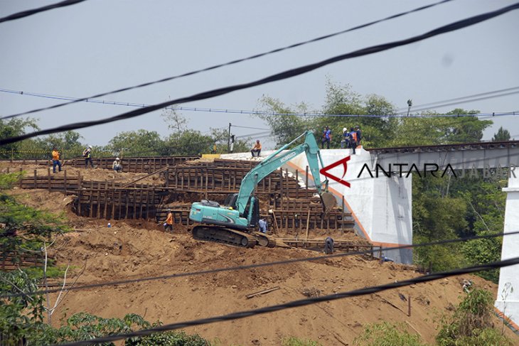 Pembangunan jalur kereta ganda Bogor-Sukabumi