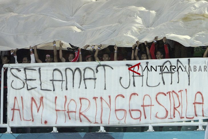 Dukungan untuk almarhum Haringga Sirila