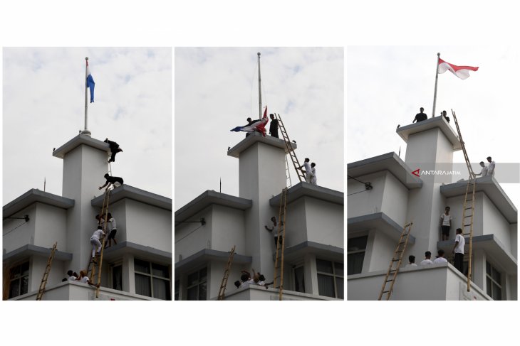 Teatrikal Peristiwa Perobekan Bendera Belanda